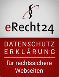 Logo eRecht24 für rechtssichere Webseiten